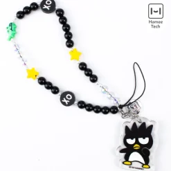 Hamee.com - Hamee US Badtz-maru Beaded Charm Mobile Phone Wrist Strap
