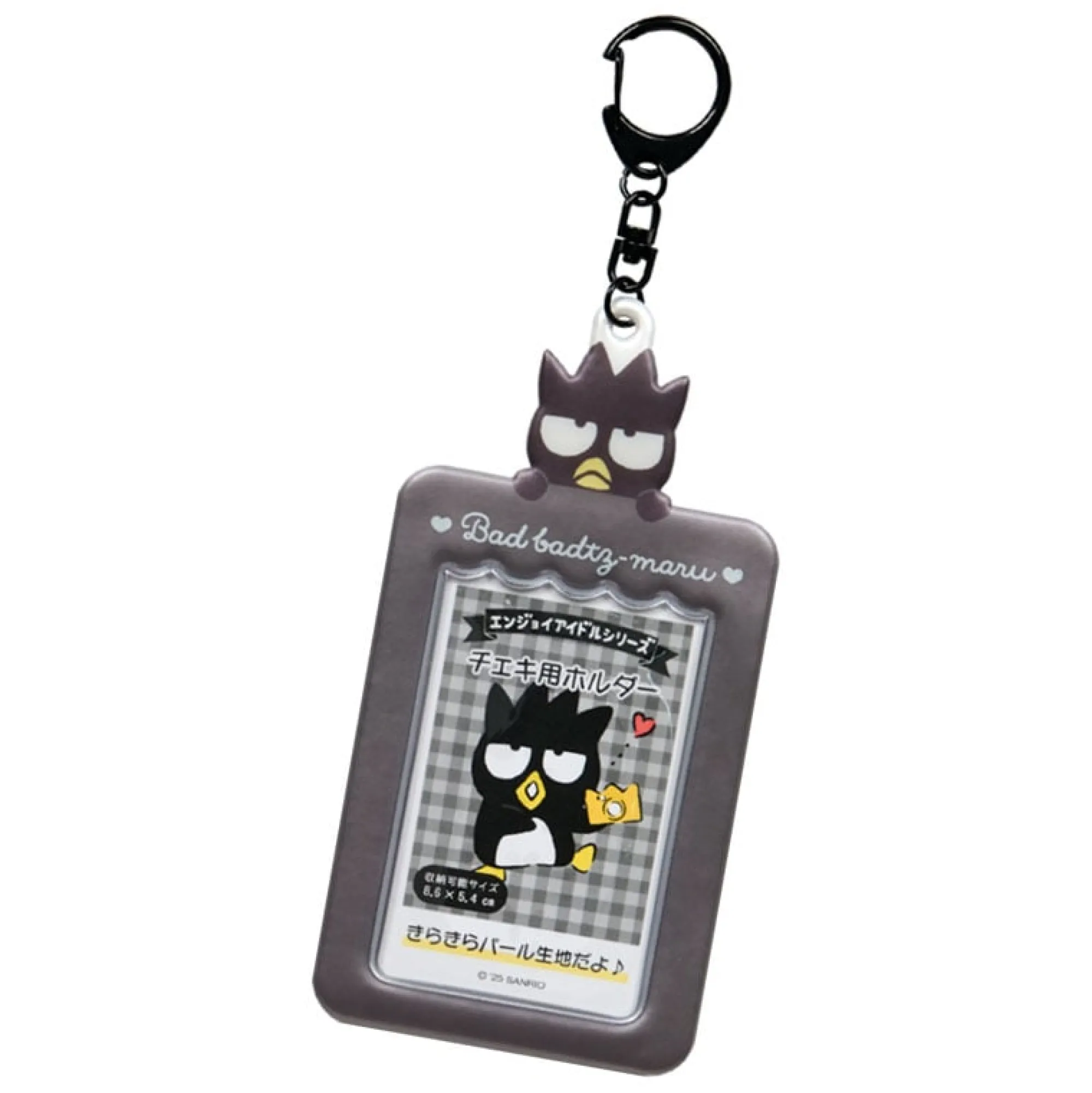 Japan Original Badtz-maru Mascot Photo Holder Charm