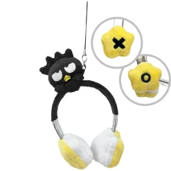 Global Original Badtz-maru Plush Headphones Bag Charm