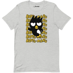 Printful Badtz-maru Watashi Wa T-Shirt (Heather Gray)