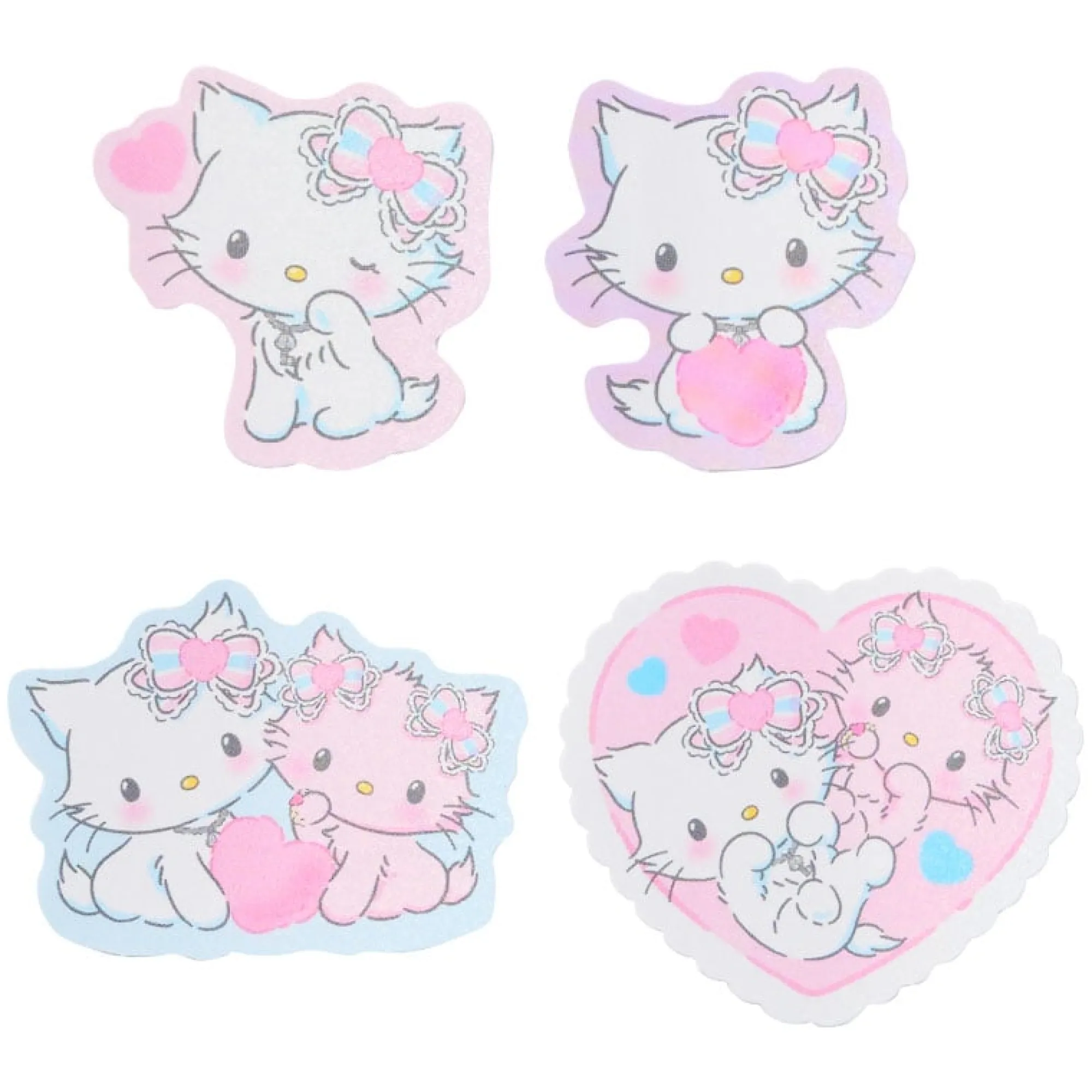 Japan Original Charmmy Kitty 16-pc Sticker Pack (Heisei Fluffy Heart Series)