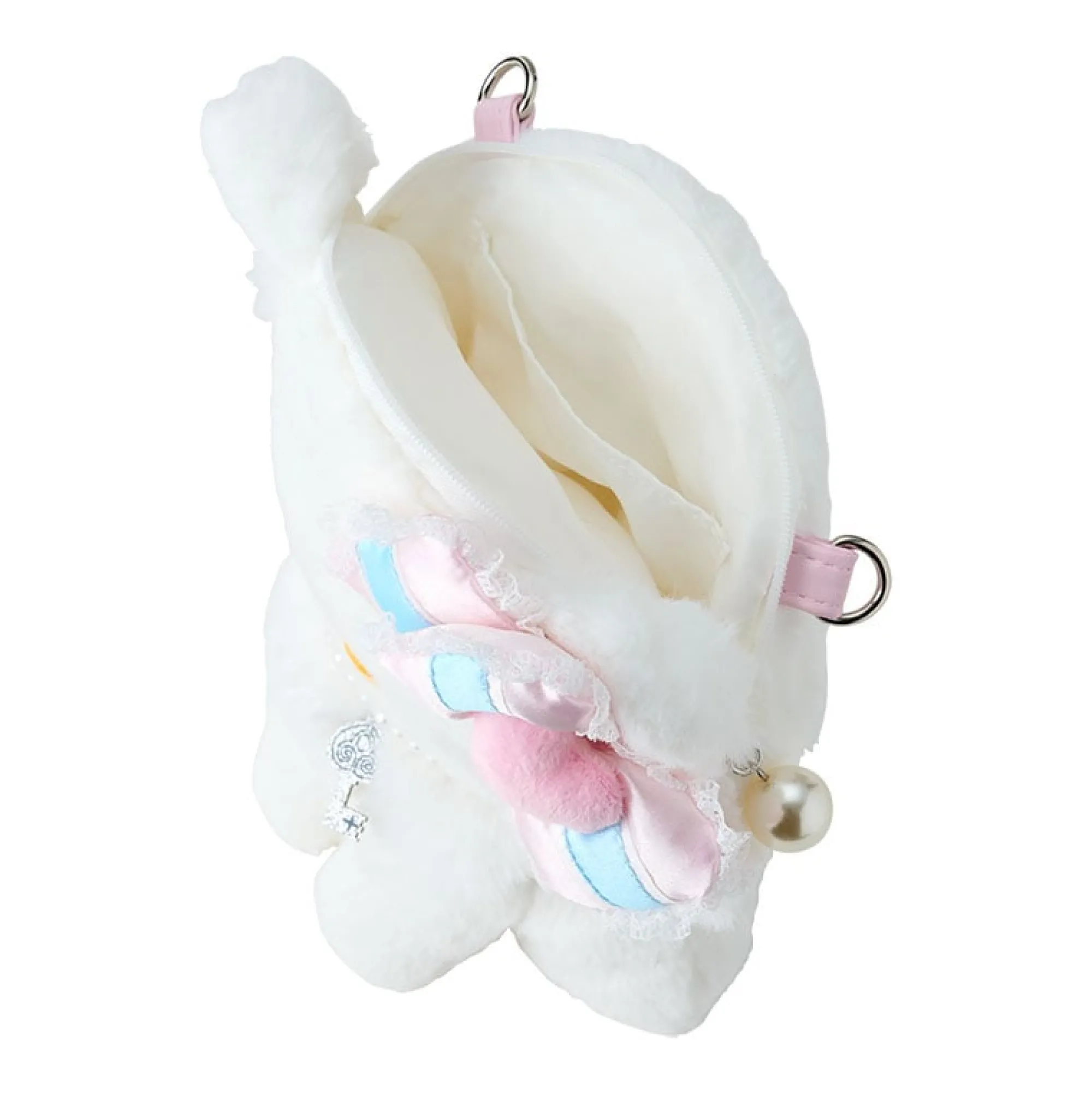Japan Original Charmmy Kitty Plush Mini Crossbody Bag (Heisei Fluffy Heart Series)