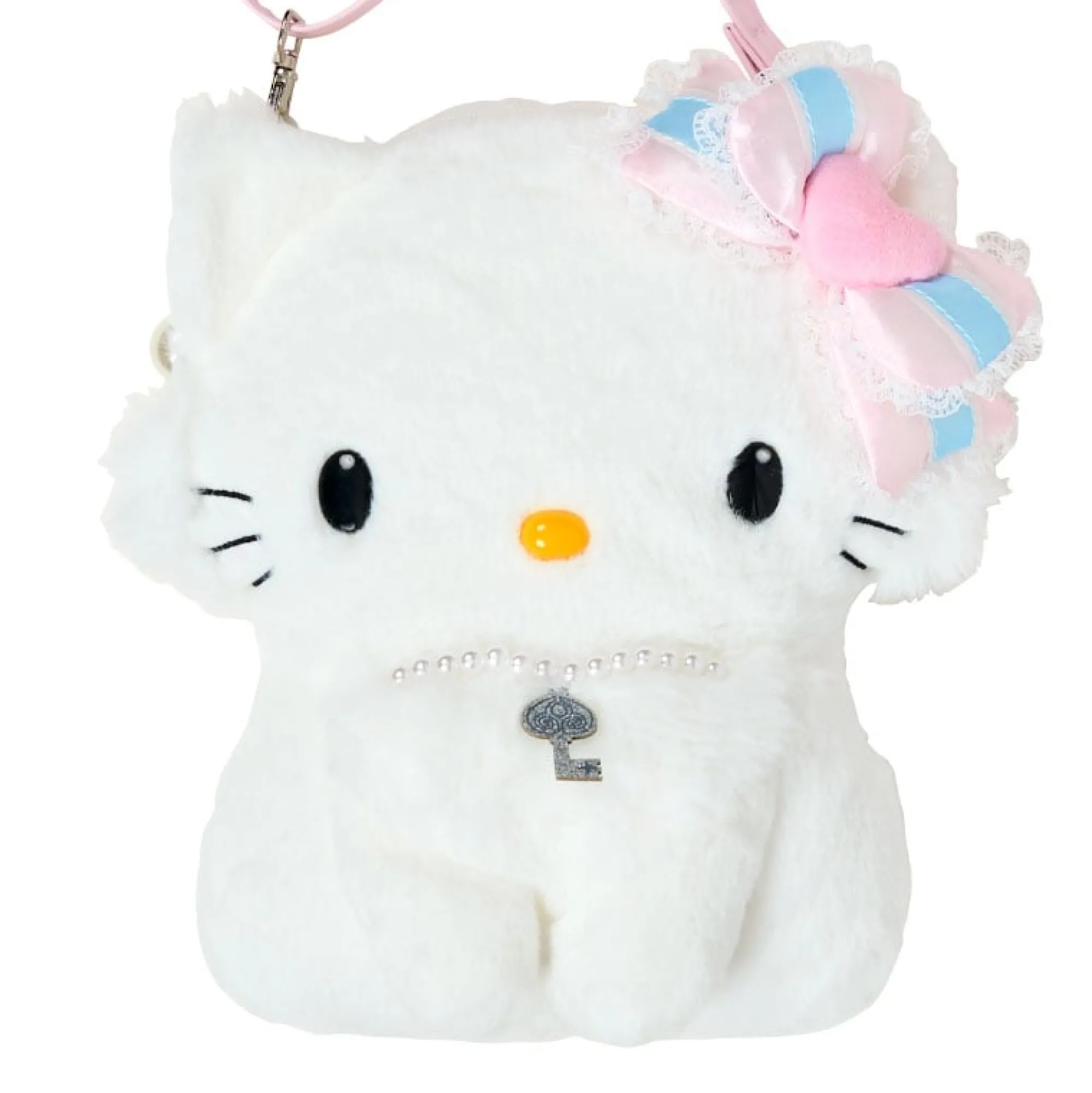 Japan Original Charmmy Kitty Plush Mini Crossbody Bag (Heisei Fluffy Heart Series)