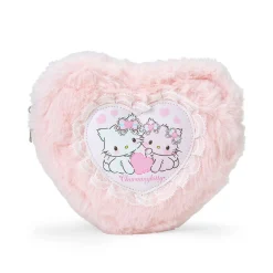 Japan Original Charmmy Kitty Plush Zipper Pouch (Heisei Fluffy Heart Series)