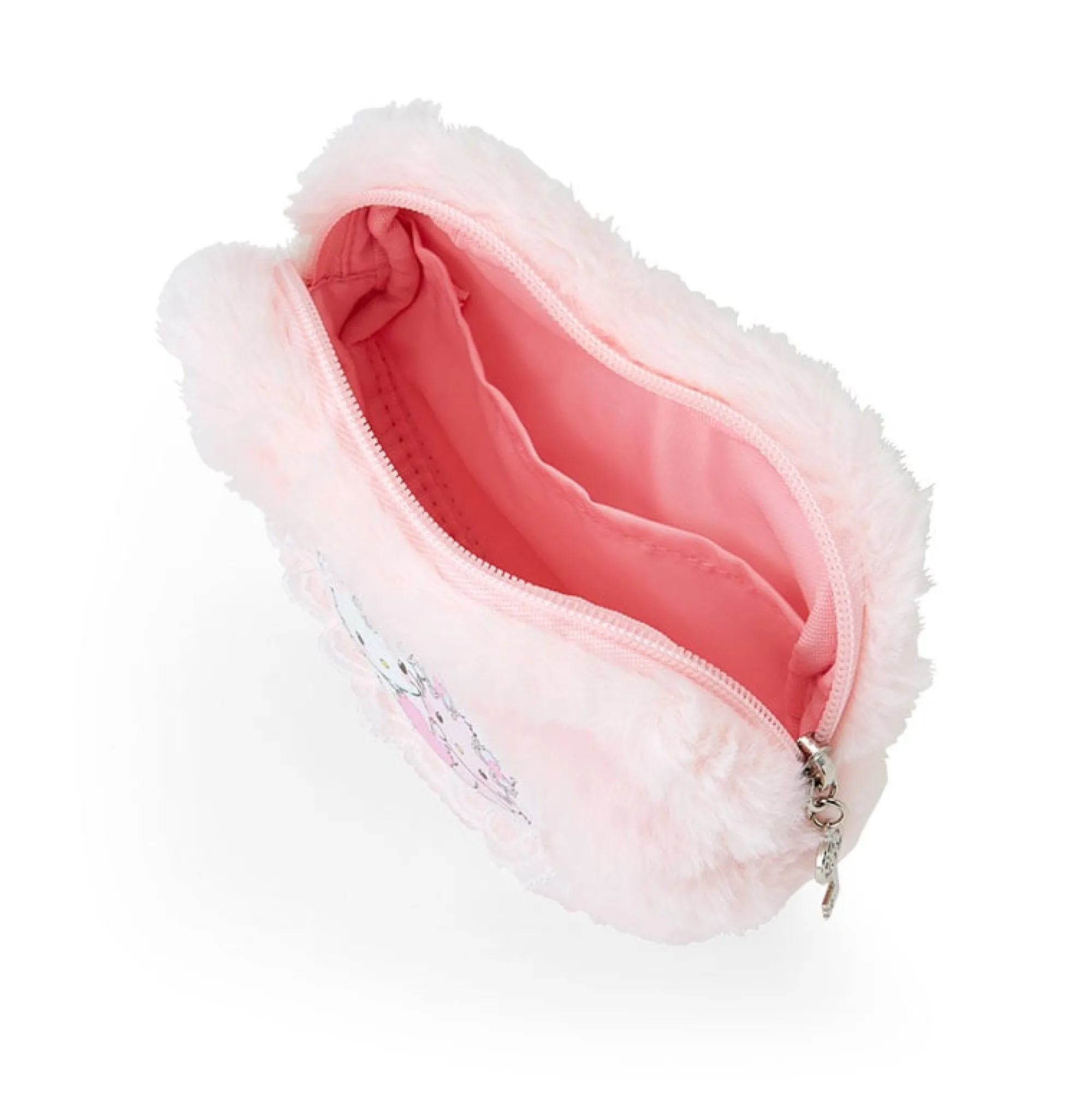 Japan Original Charmmy Kitty Plush Zipper Pouch (Heisei Fluffy Heart Series)