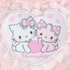 Japan Original Charmmy Kitty Plush Zipper Pouch (Heisei Fluffy Heart Series)