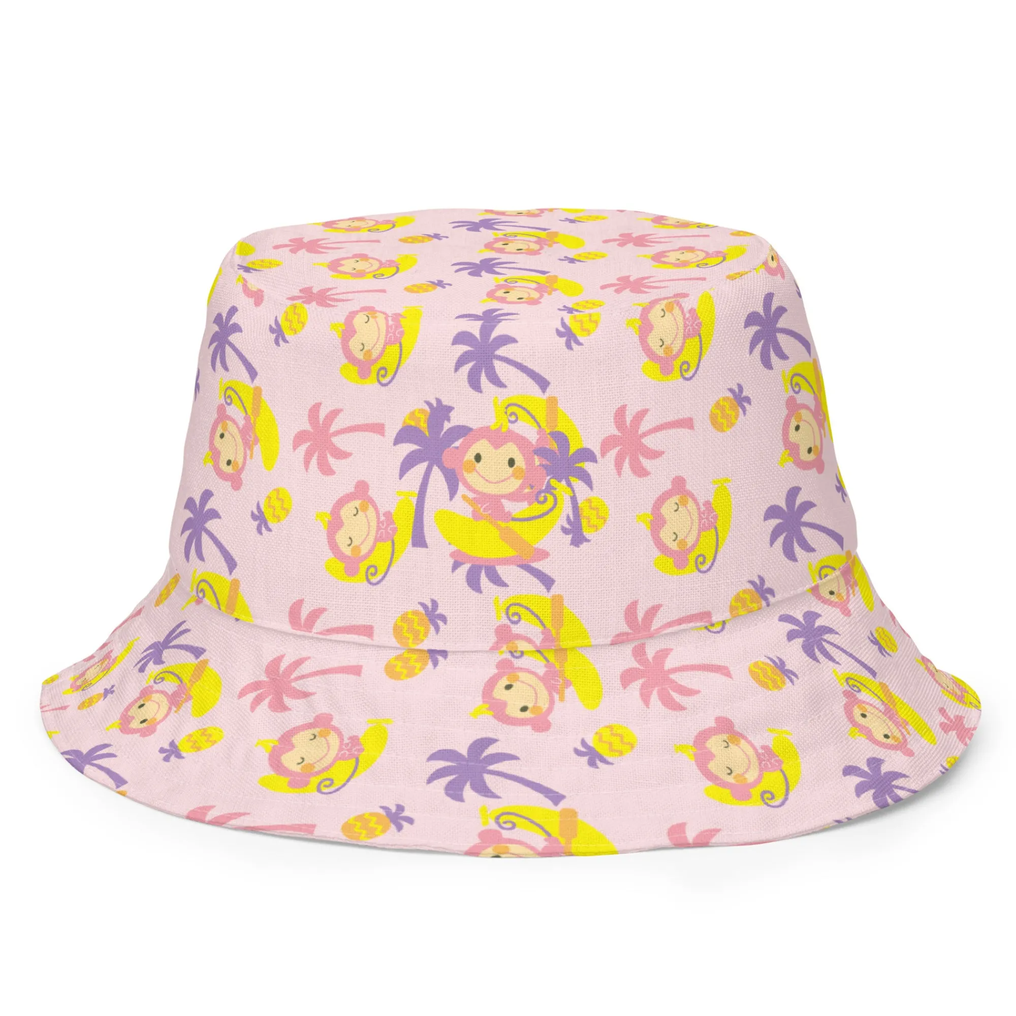 Printful Chi Chai Monchan Banana Boat Reversible Bucket Hat