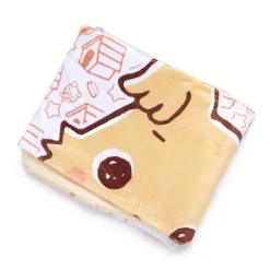 Printful Chibimaru Cheerful Pup Throw Blanket
