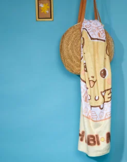Printful Chibimaru Cheerful Pup Throw Blanket