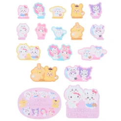 Japan Original Chiikawa x Sanrio Characters 32-pc Mini Sticker Pack