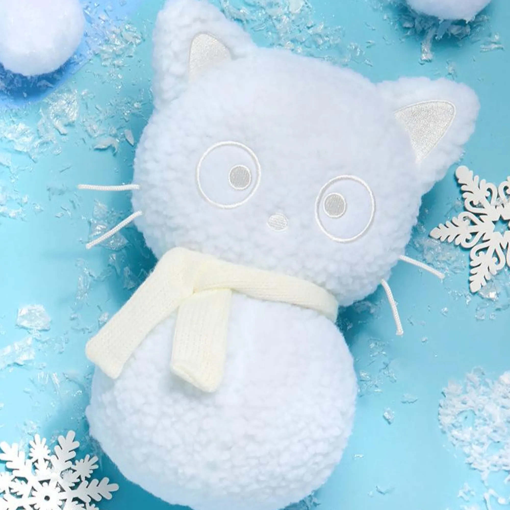HUNET Chococat 10" Holiday Snowman Plush