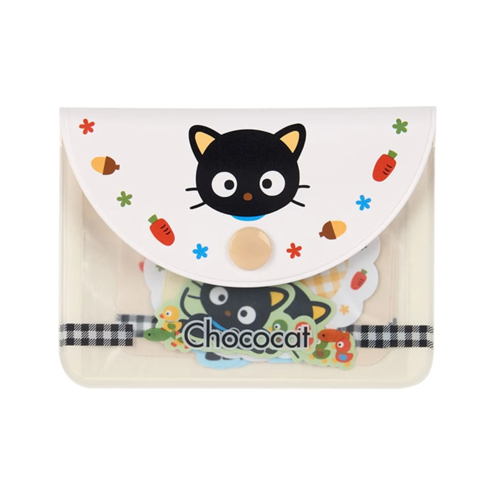 Japan Original Chococat 15-Pc Mini Sticker Pack (Sanrio Cat Club Series)