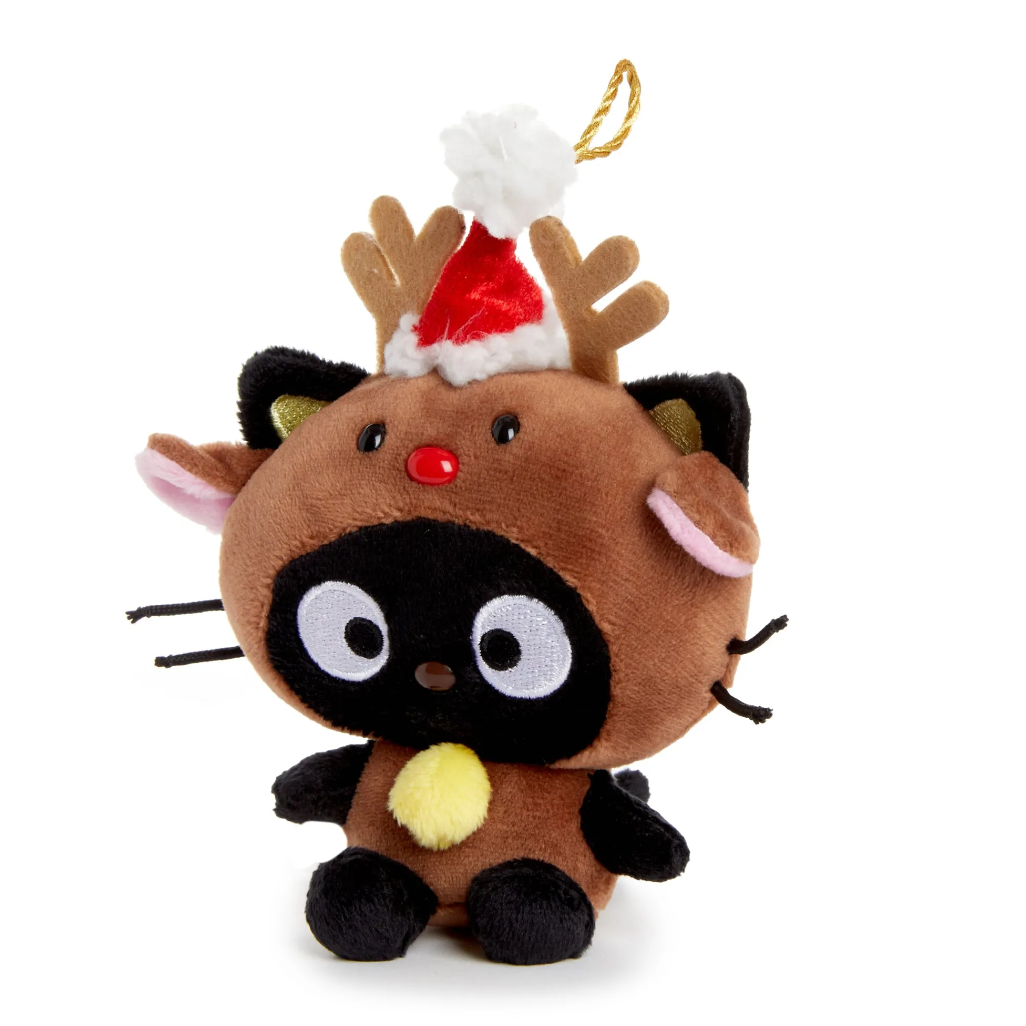 NAKAJIMA CORPORATION Chococat Plush Reindeer Ornament