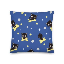 Printful Chococat Starry Night 18" Square Pillow