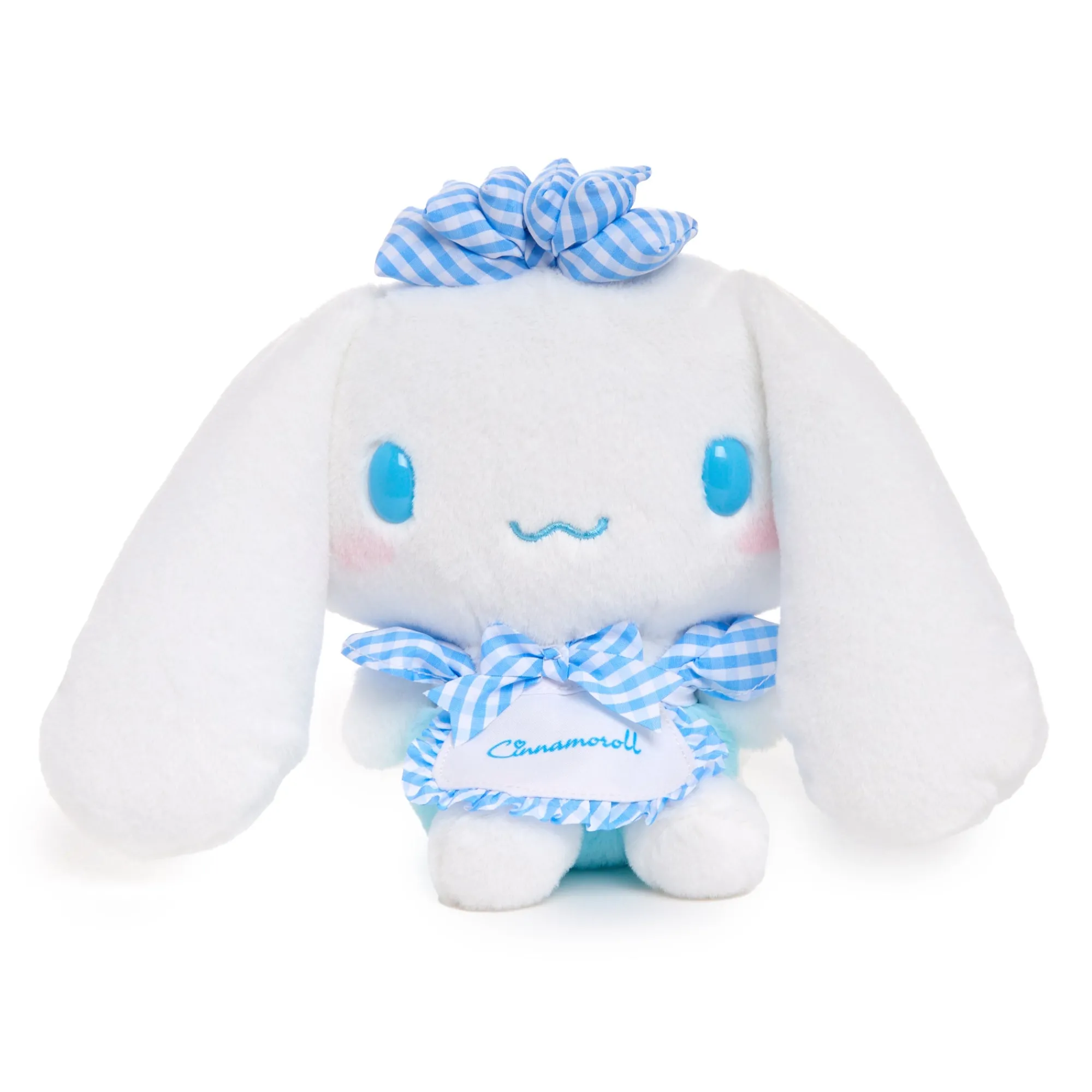 NAKAJIMA CORPORATION Cinnamoroll 8" Plush (Gingham Cafe Cinnamon)