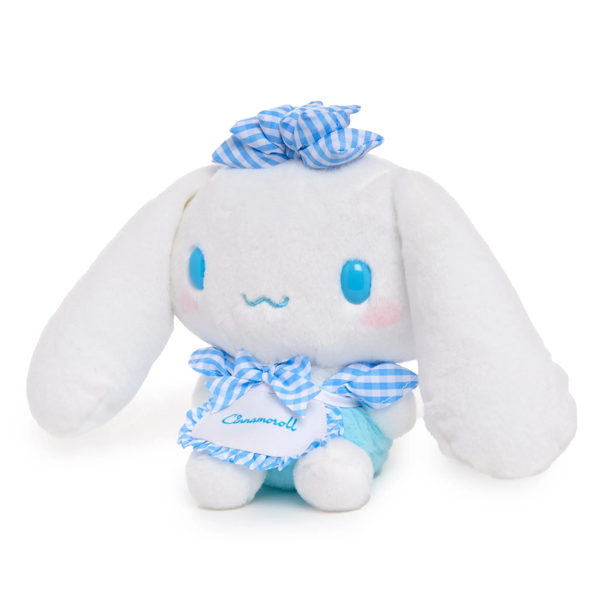 NAKAJIMA CORPORATION Cinnamoroll 8" Plush (Gingham Cafe Cinnamon)