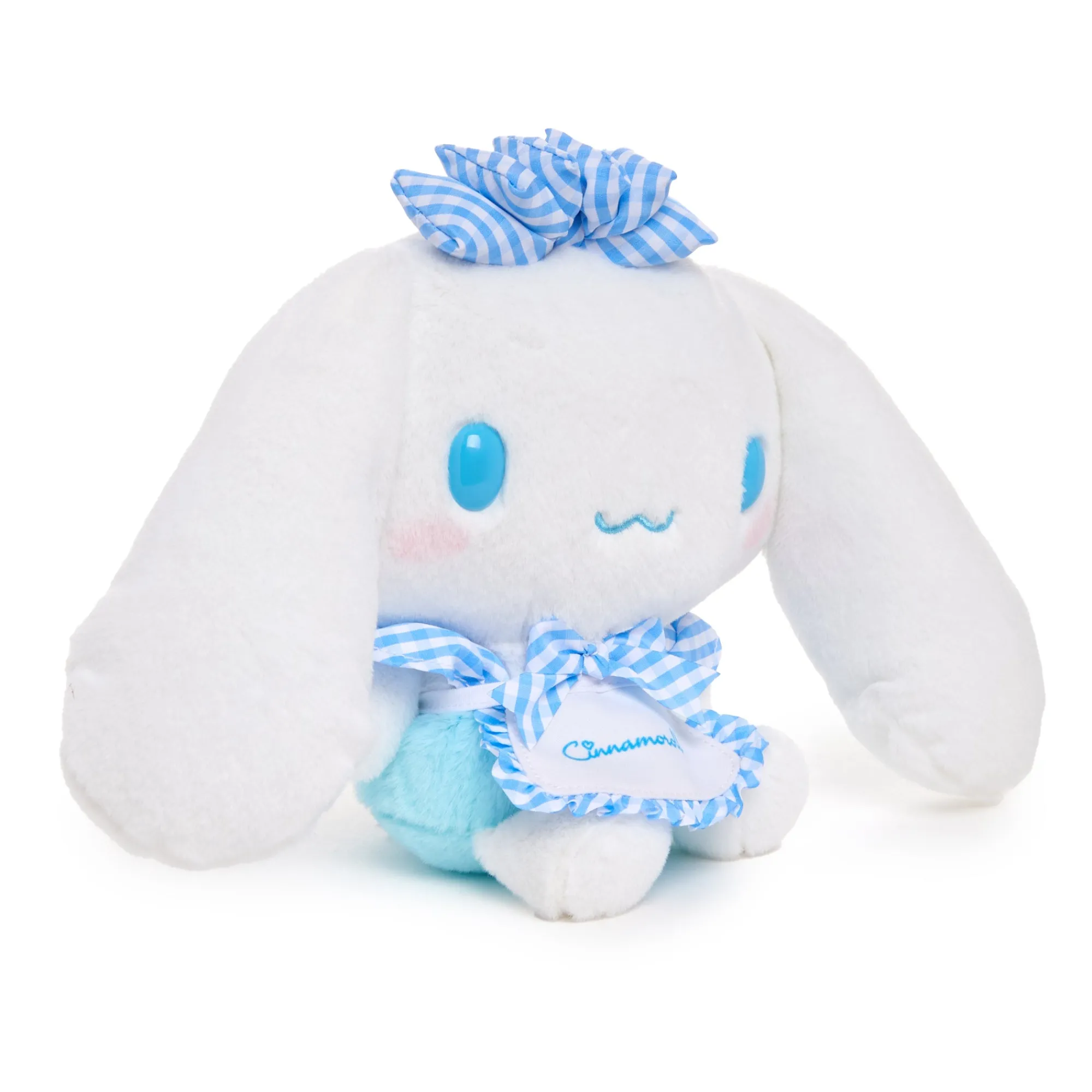 NAKAJIMA CORPORATION Cinnamoroll 8" Plush (Gingham Cafe Cinnamon)