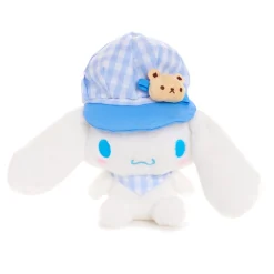 NAKAJIMA CORPORATION Cinnamoroll 8" Plush (Gingham Cap Series)