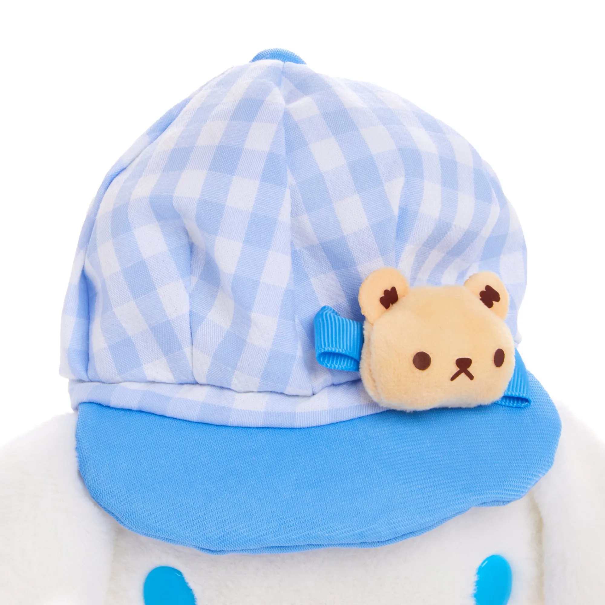 NAKAJIMA CORPORATION Cinnamoroll 8" Plush (Gingham Cap Series)