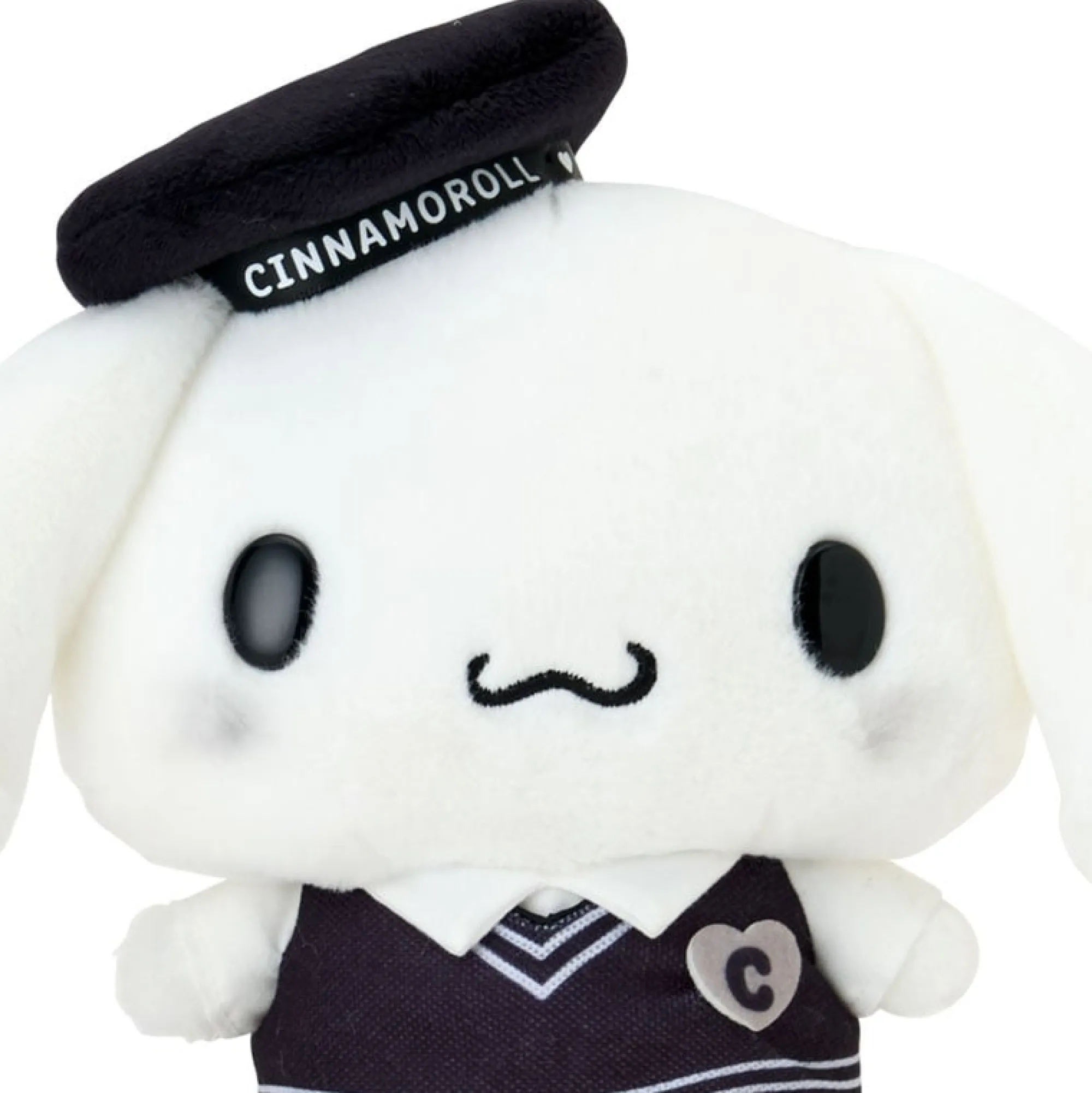 Japan Original Cinnamoroll 8" Plush (Silver Houndstooth Series)