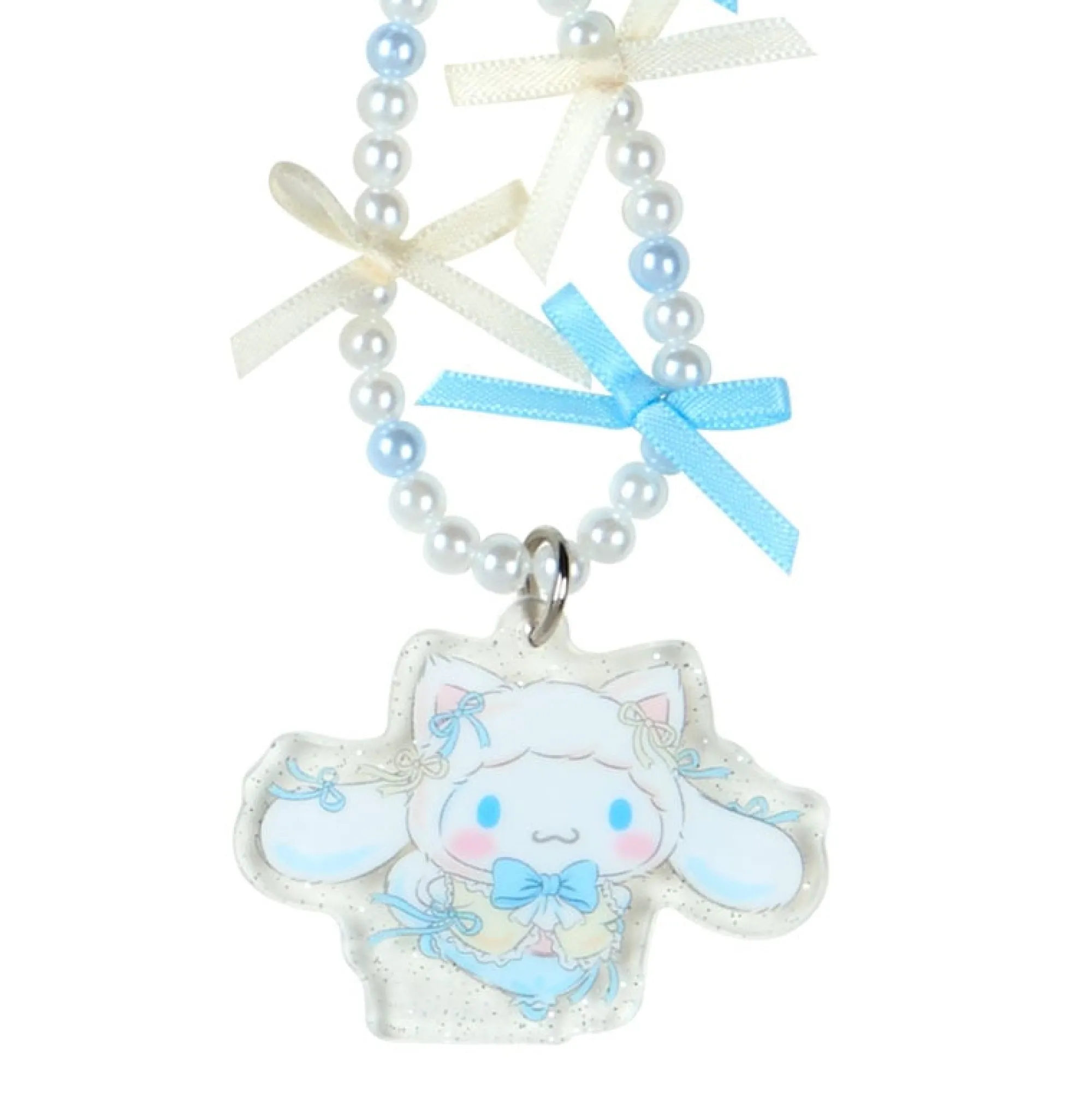 Japan Original Cinnamoroll Beaded Smartphone Charm (Ballet Kitten Series)