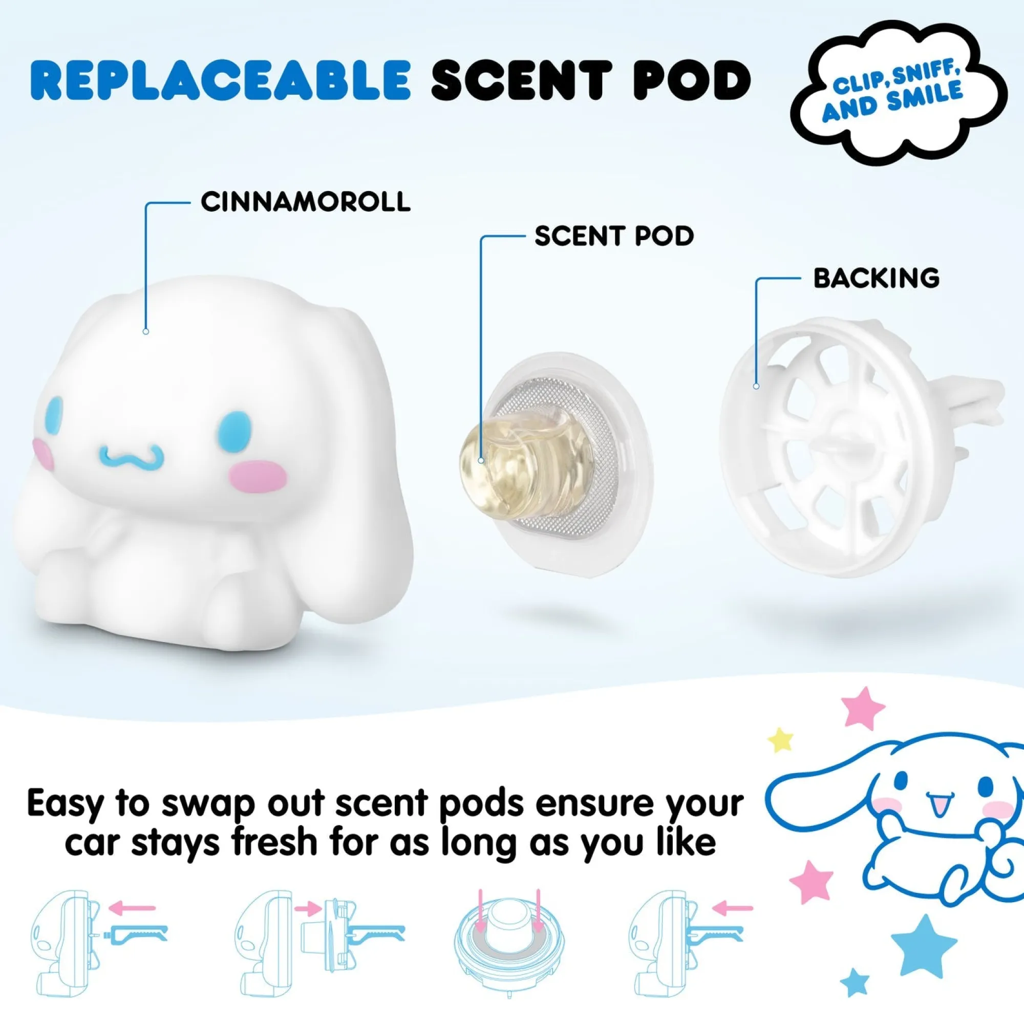 BDK AUTO Cinnamoroll Car Air Freshener