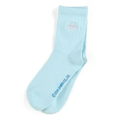 Japan Original Cinnamoroll Classic Embroidered Crew Socks
