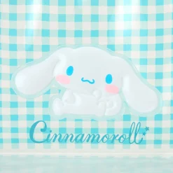 Japan Original Cinnamoroll Clear Gingham Zipper Pouch