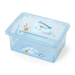 Japan Original Cinnamoroll Clear Glitter Storage Bin (S)