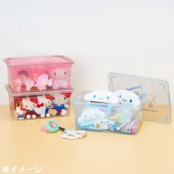 Japan Original Cinnamoroll Clear Glitter Storage Bin (S)
