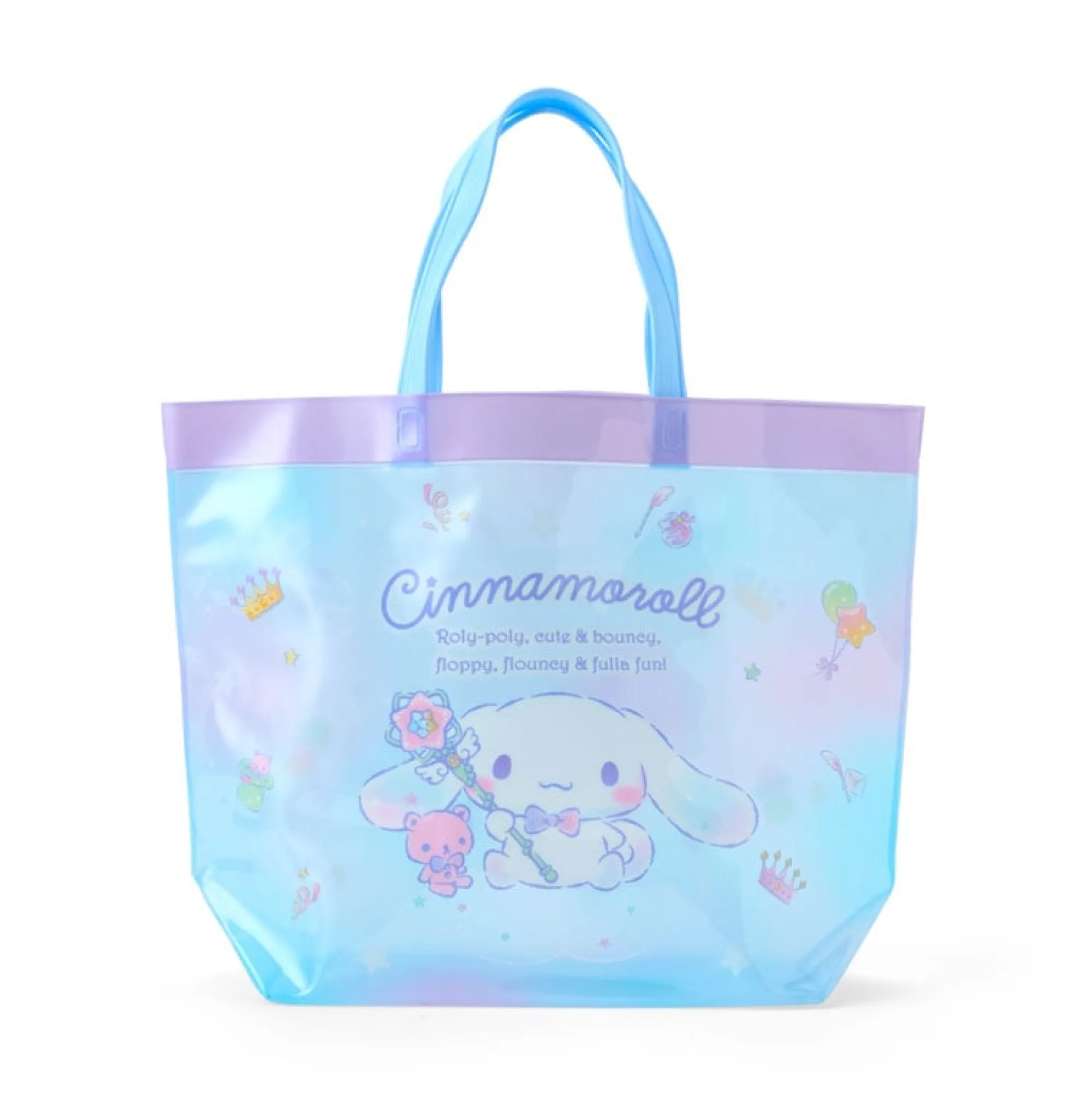 Japan Original Cinnamoroll Clear Vinyl Tote Bag