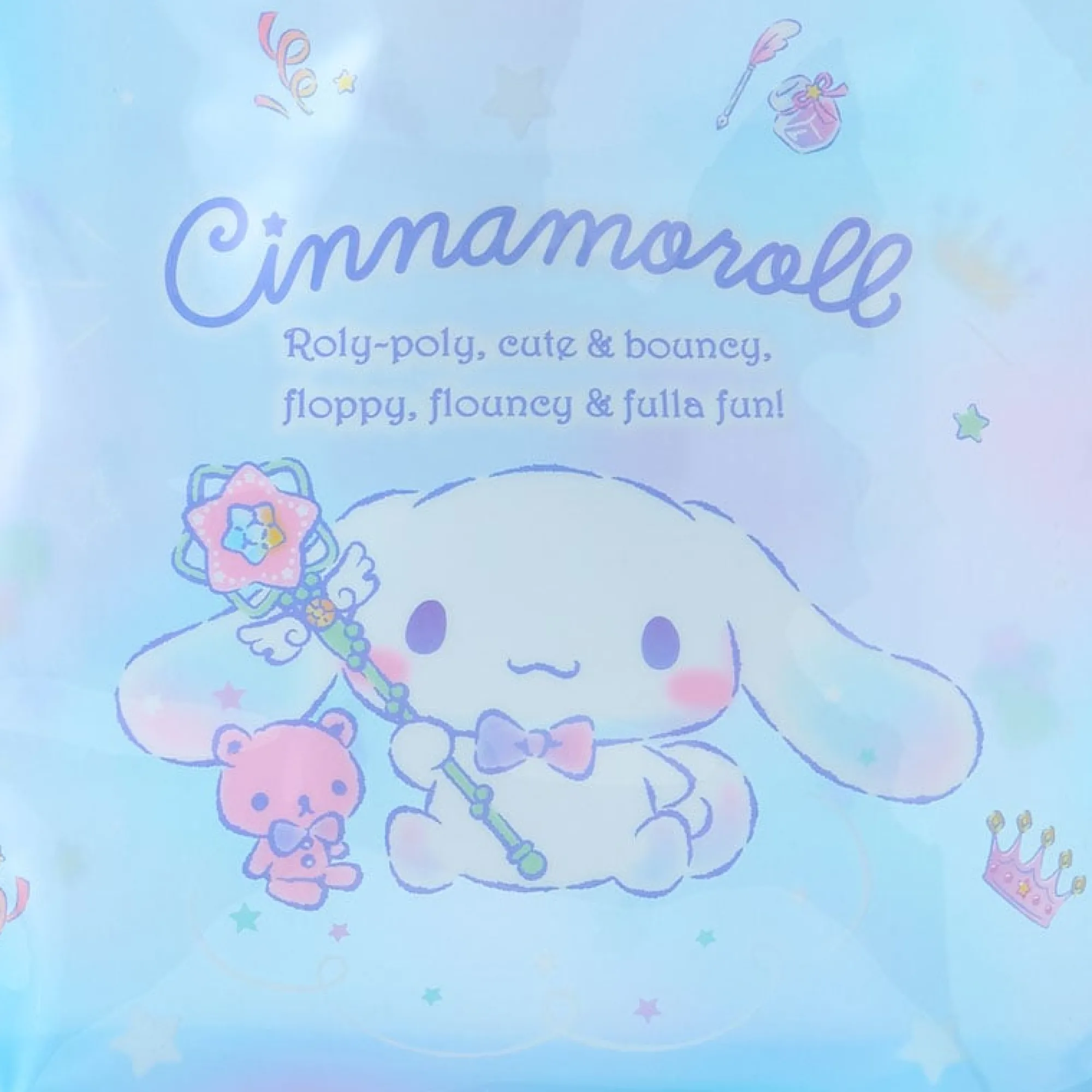 Japan Original Cinnamoroll Clear Vinyl Tote Bag