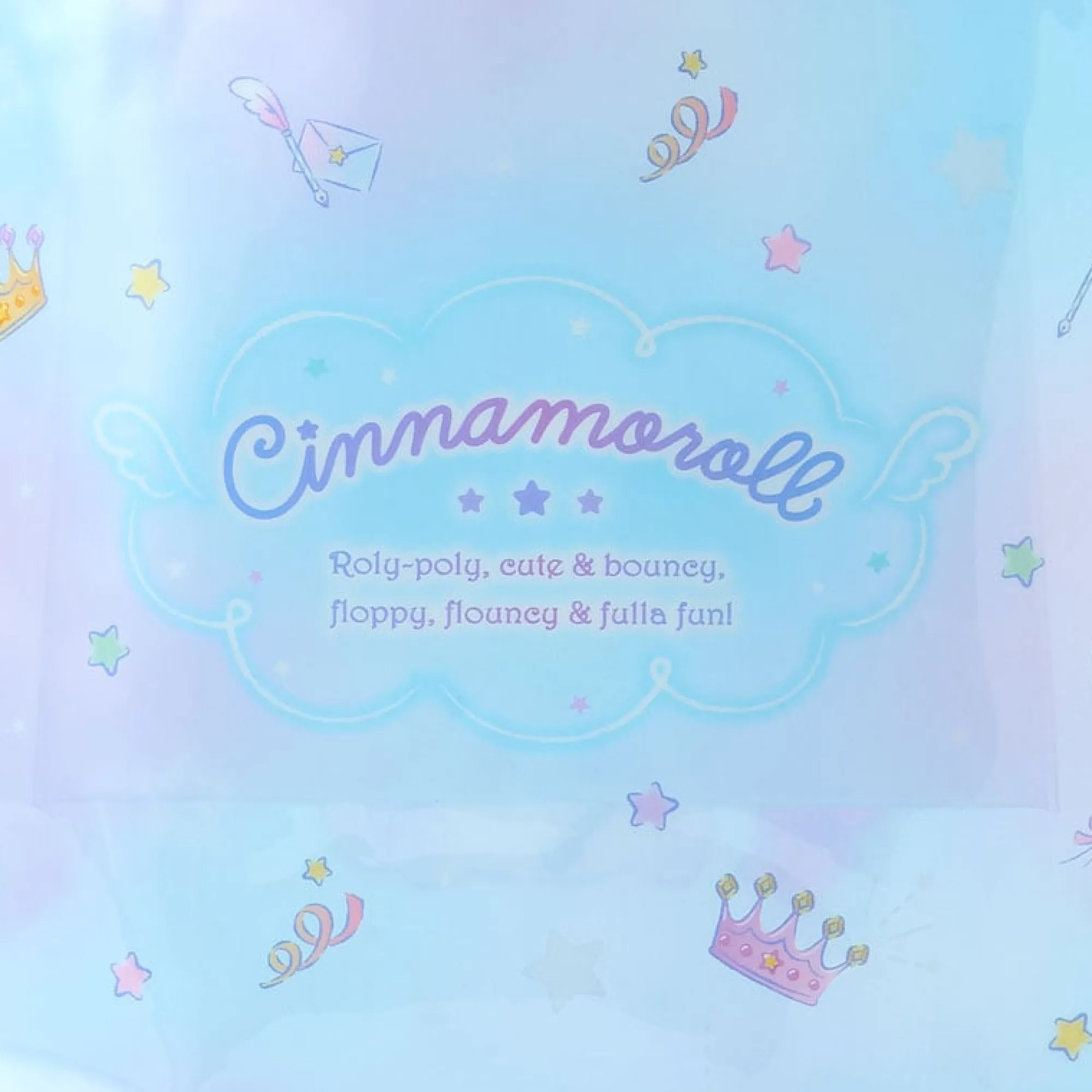 Japan Original Cinnamoroll Clear Vinyl Tote Bag
