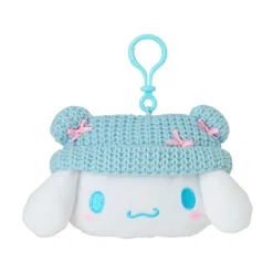 Japan Original Cinnamoroll Cozy Cap Mascot Clip Pouch