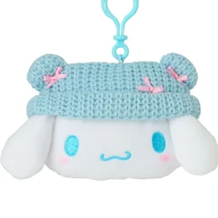 Japan Original Cinnamoroll Cozy Cap Mascot Clip Pouch