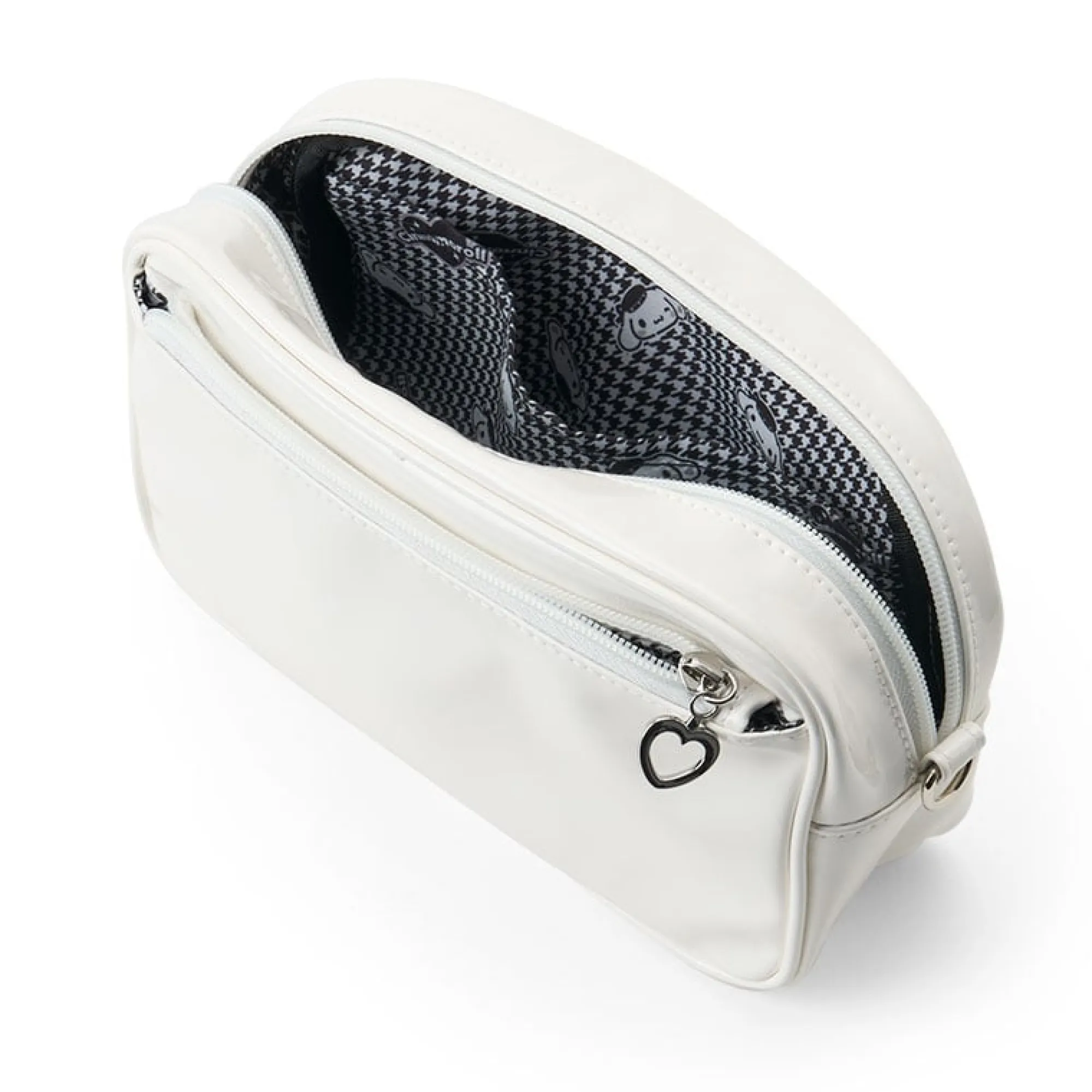 Japan Original Cinnamoroll Crossbody Bag (Silver Houndstooth Series)