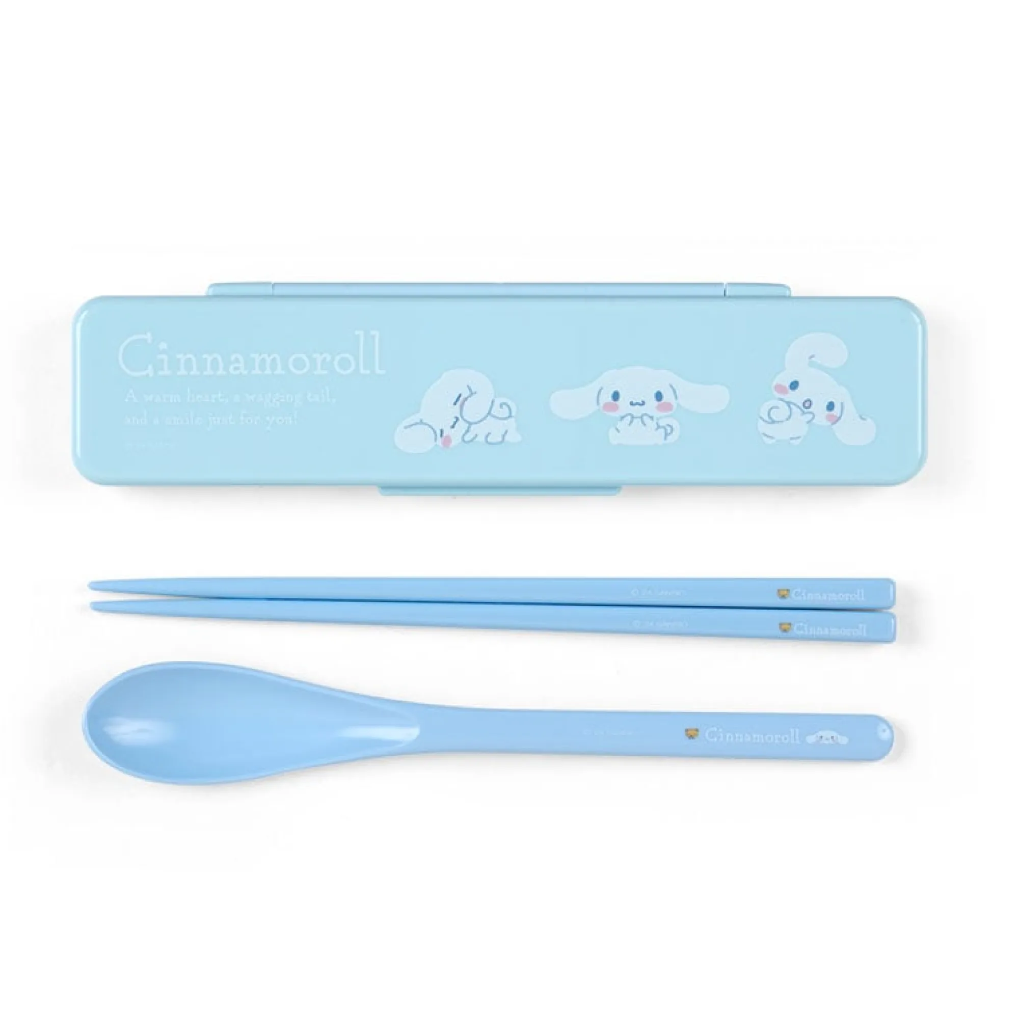 Japan Original Cinnamoroll Everyday Chopsticks & Spoon Set