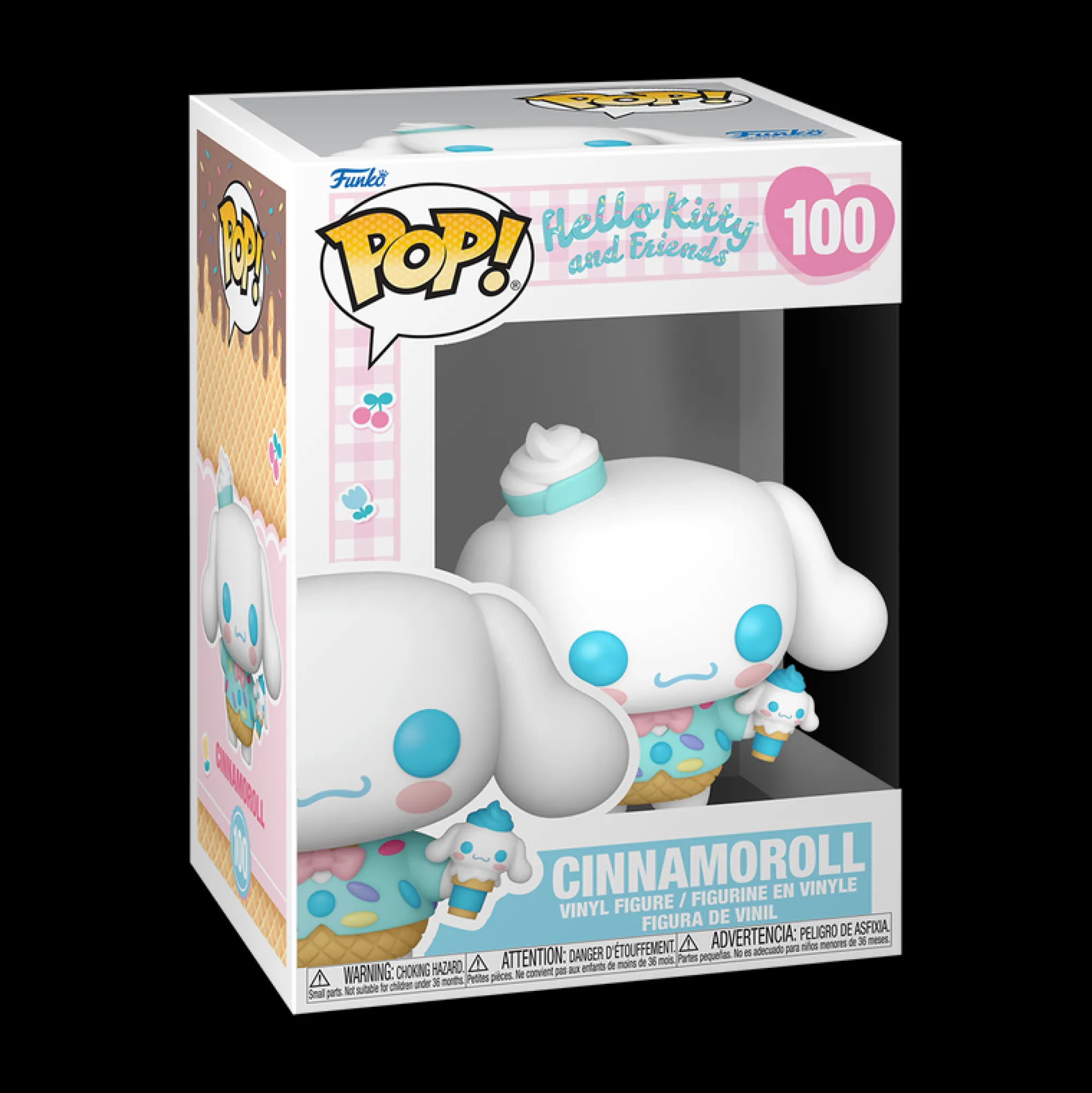 FUNKO Cinnamoroll Ice Cream Pop! (No. 100 Hello Kitty and Friends Series)