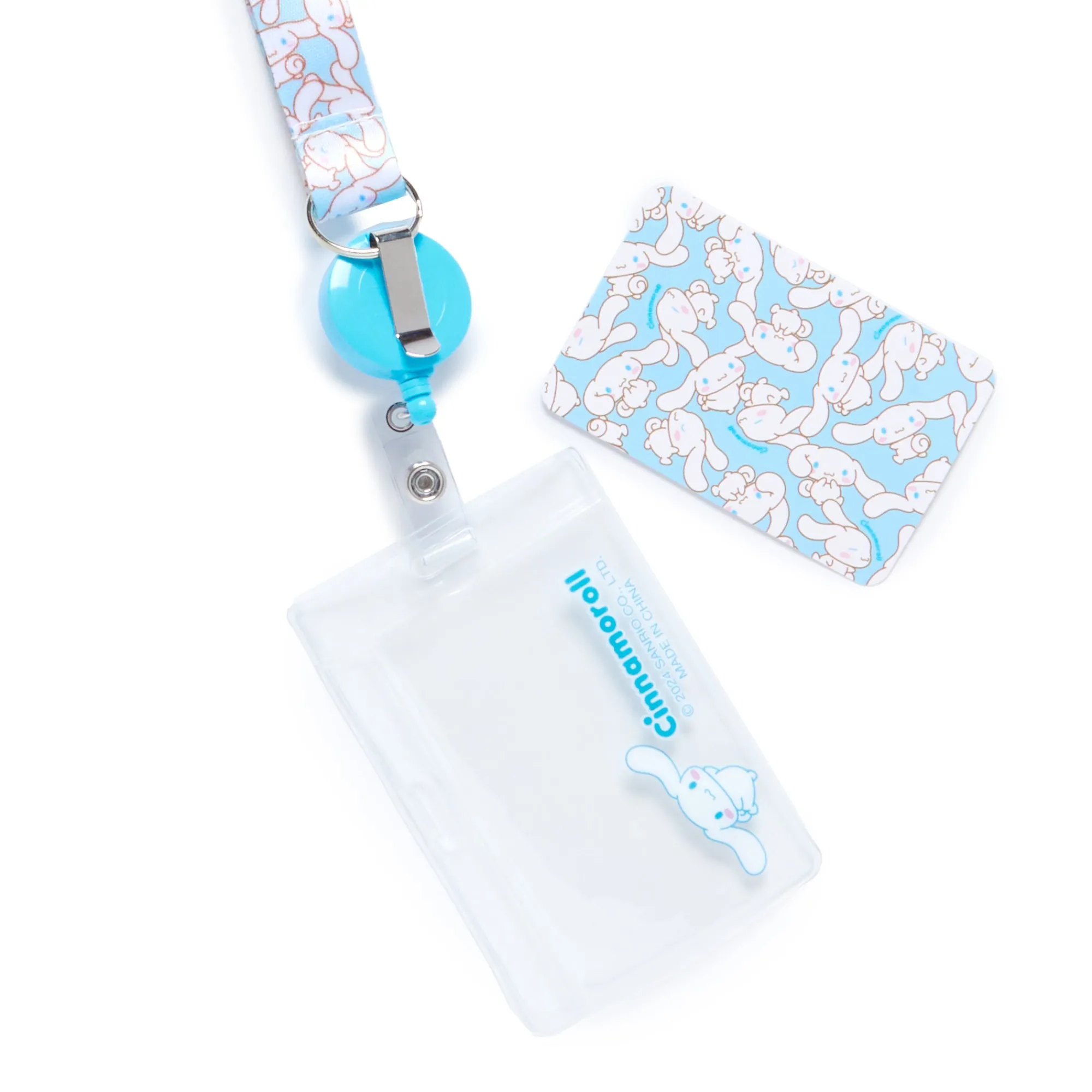 NAKAJIMA CORPORATION Cinnamoroll ID Badge Holder (All-Over Series)