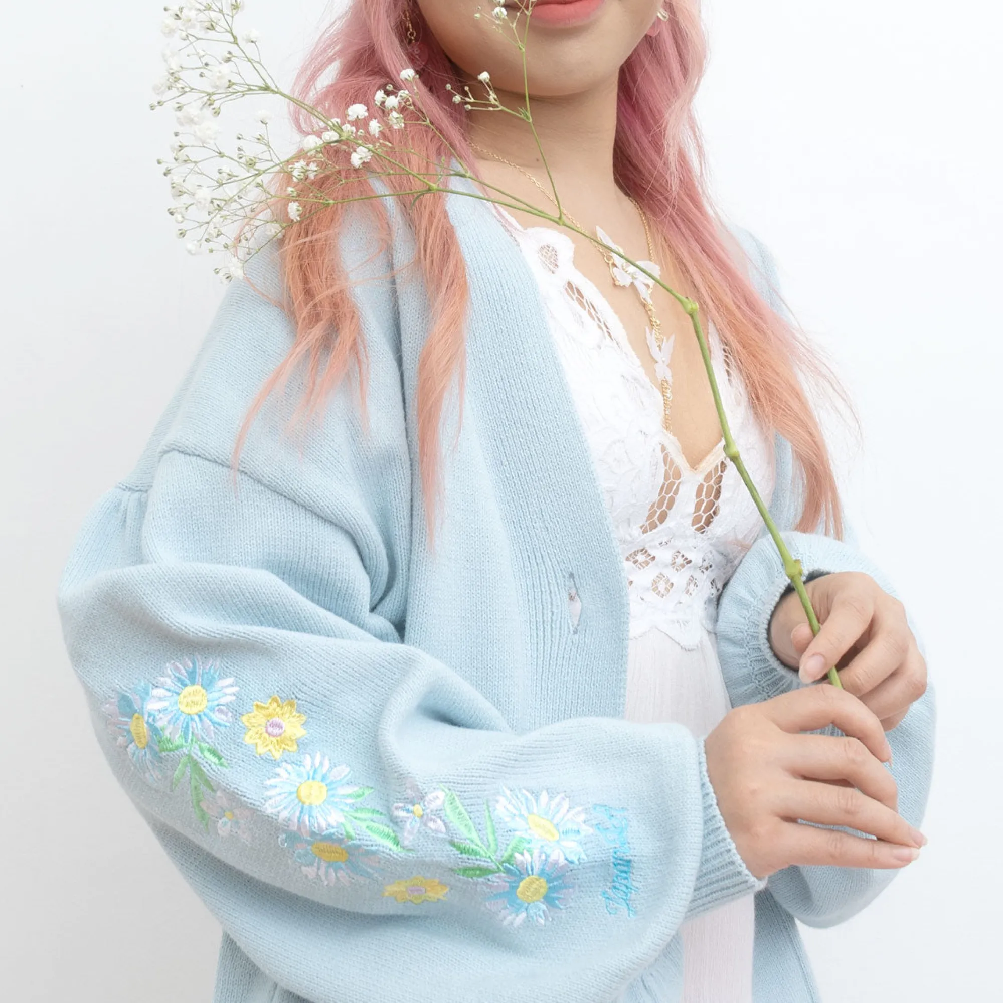 JapanLA Cinnamoroll Floral Cardigan