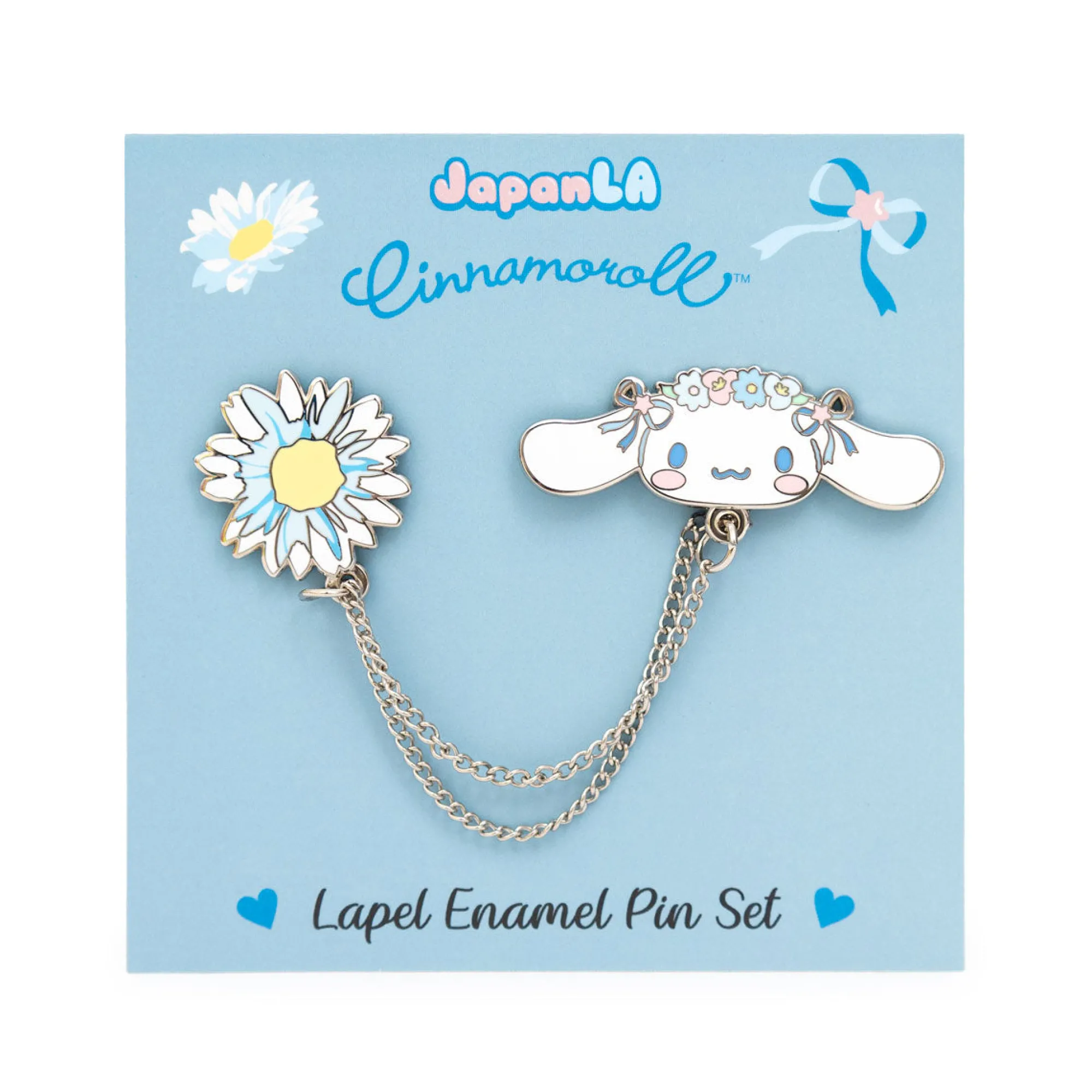 JapanLA Cinnamoroll Floral Lapel Pin