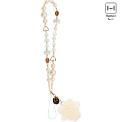 Hamee.com - Hamee US Cinnamoroll Latte Bear Beaded Charm Mobile Phone Wrist Strap