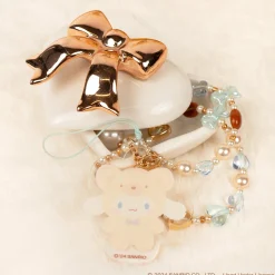 Hamee.com - Hamee US Cinnamoroll Latte Bear Beaded Charm Mobile Phone Wrist Strap