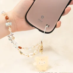 Hamee.com - Hamee US Cinnamoroll Latte Bear Beaded Charm Mobile Phone Wrist Strap