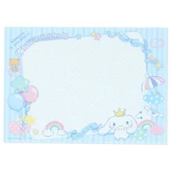 Japan Original Cinnamoroll Memo Pad & Sticker Set