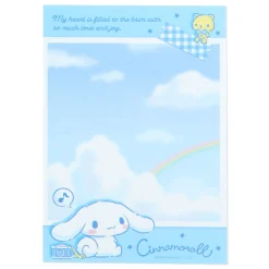 Japan Original Cinnamoroll Memo Pad & Sticker Set