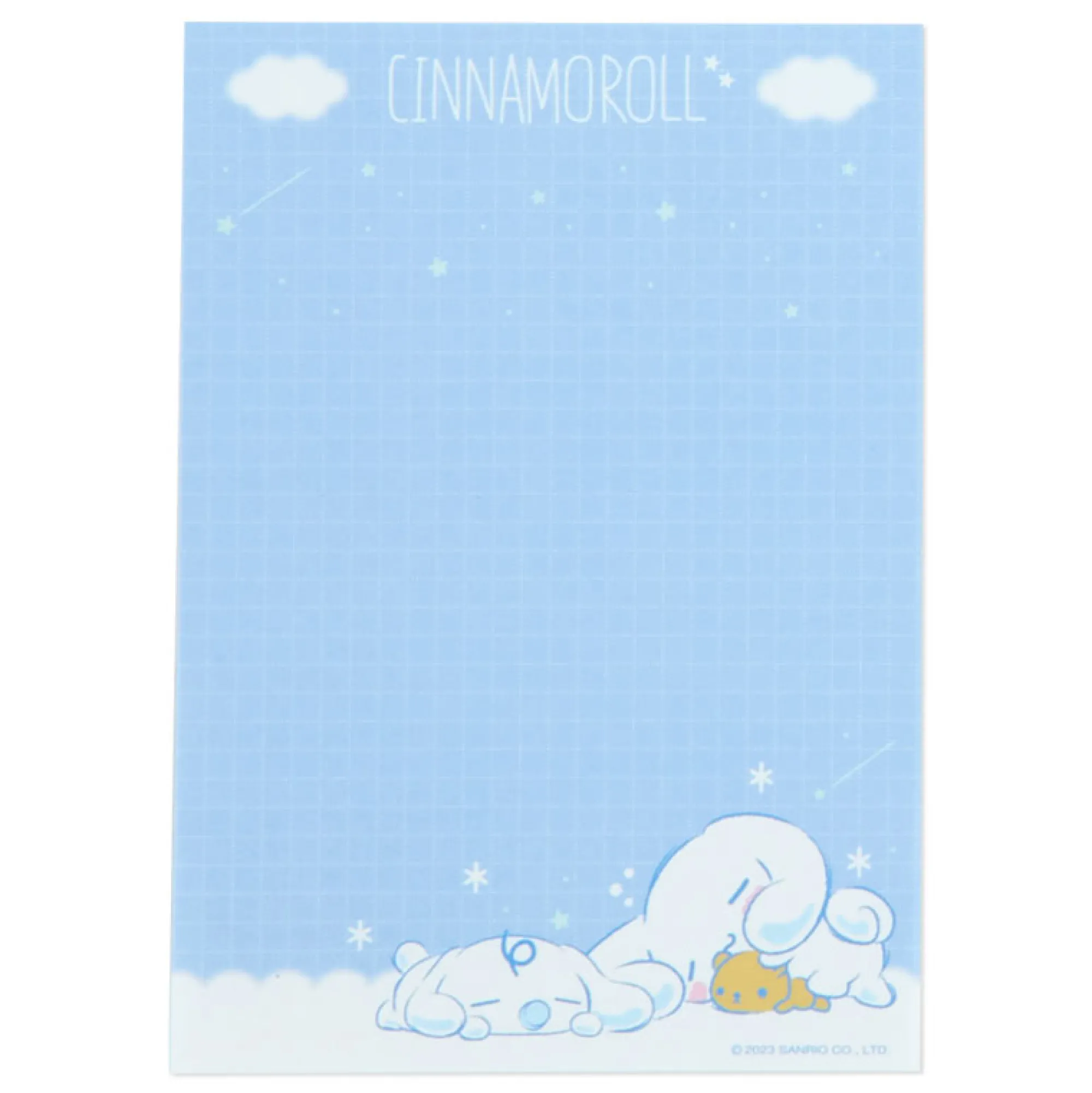 Japan Original Cinnamoroll Memo Pad & Sticker Set
