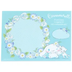 Japan Original Cinnamoroll Memo Pad & Sticker Set