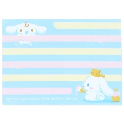 Japan Original Cinnamoroll Memo Pad & Sticker Set
