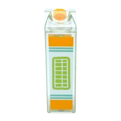BIOWORLD Cinnamoroll Milk Carton Water Bottle (Orange & Kiwi)